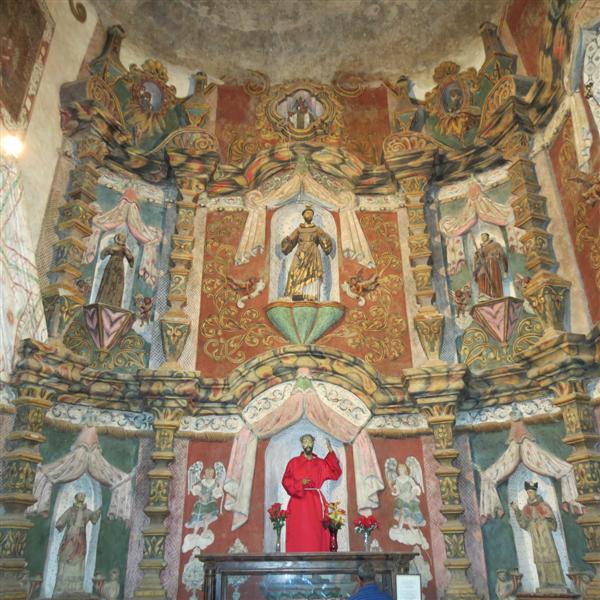 Inside Mission San Xavier Del Bac  4 of  7 (#4045)