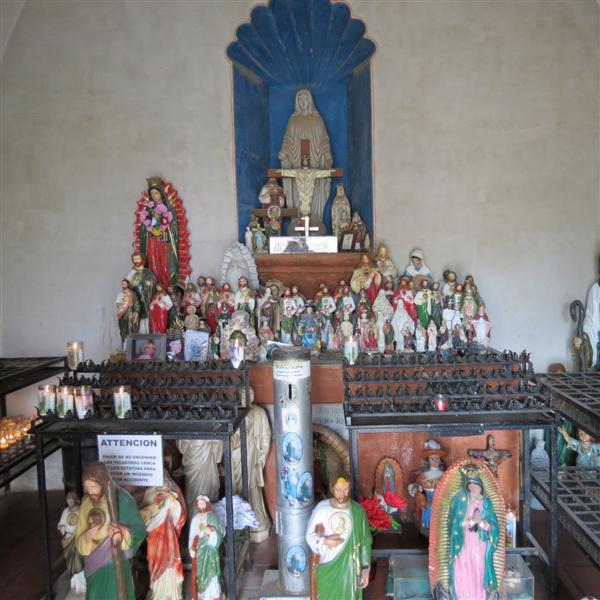 Inside the chapel of Mission San Xavier Del Bac  1 of  1 (#4054)