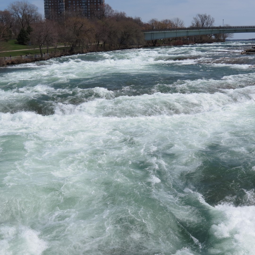 Niagara River just downstream from the falls  4 of 9 (#5873)