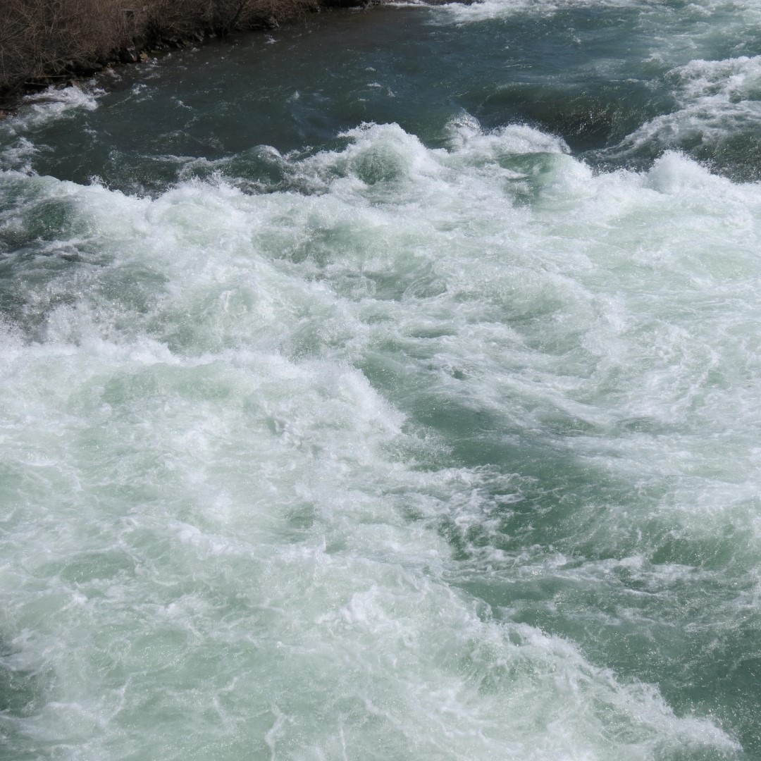 Niagara River just downstream from the falls  8 of 9 (#5877)