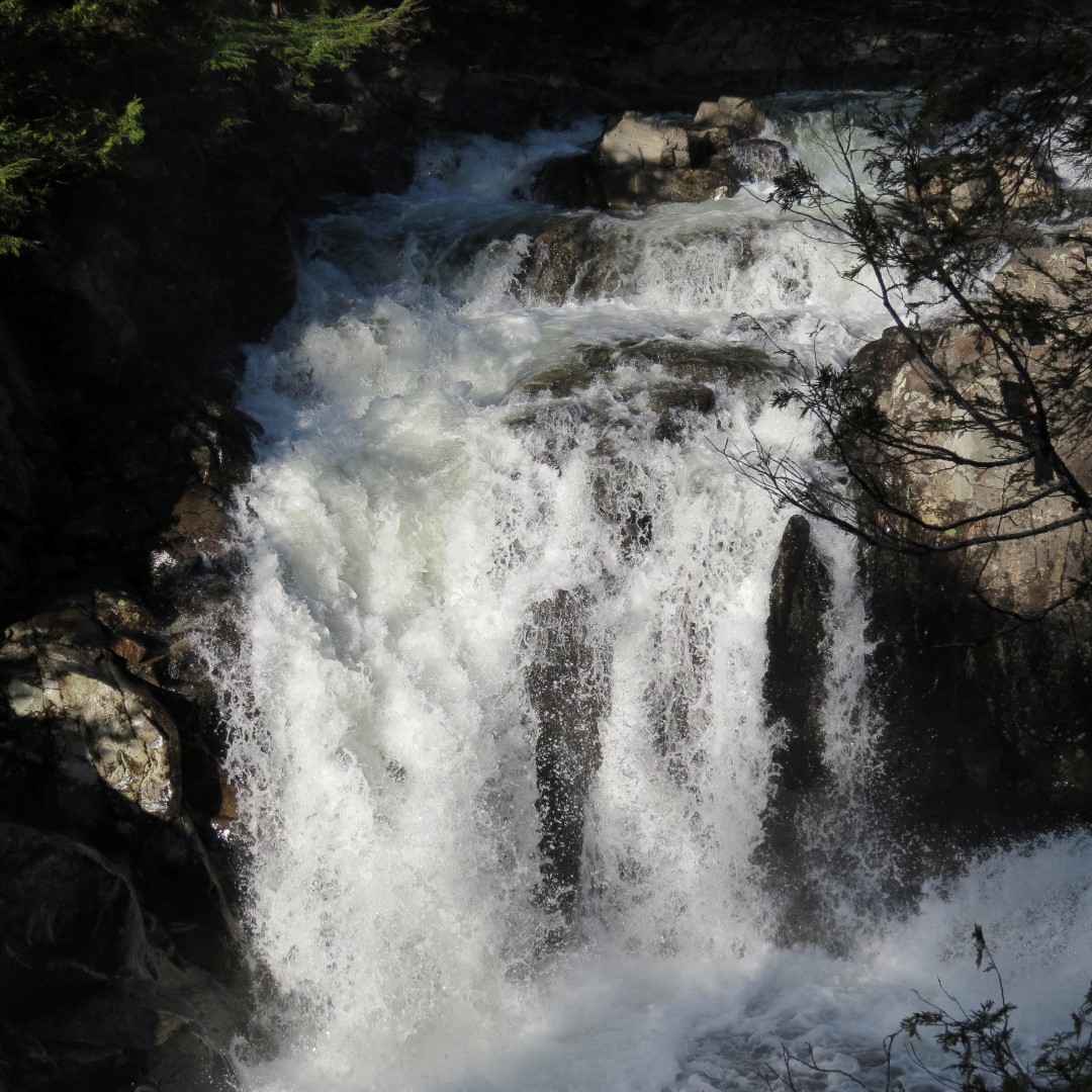 Split Rock Falls on Bouquet River south of Elizabethtown NY   1 of 11 (#6338)