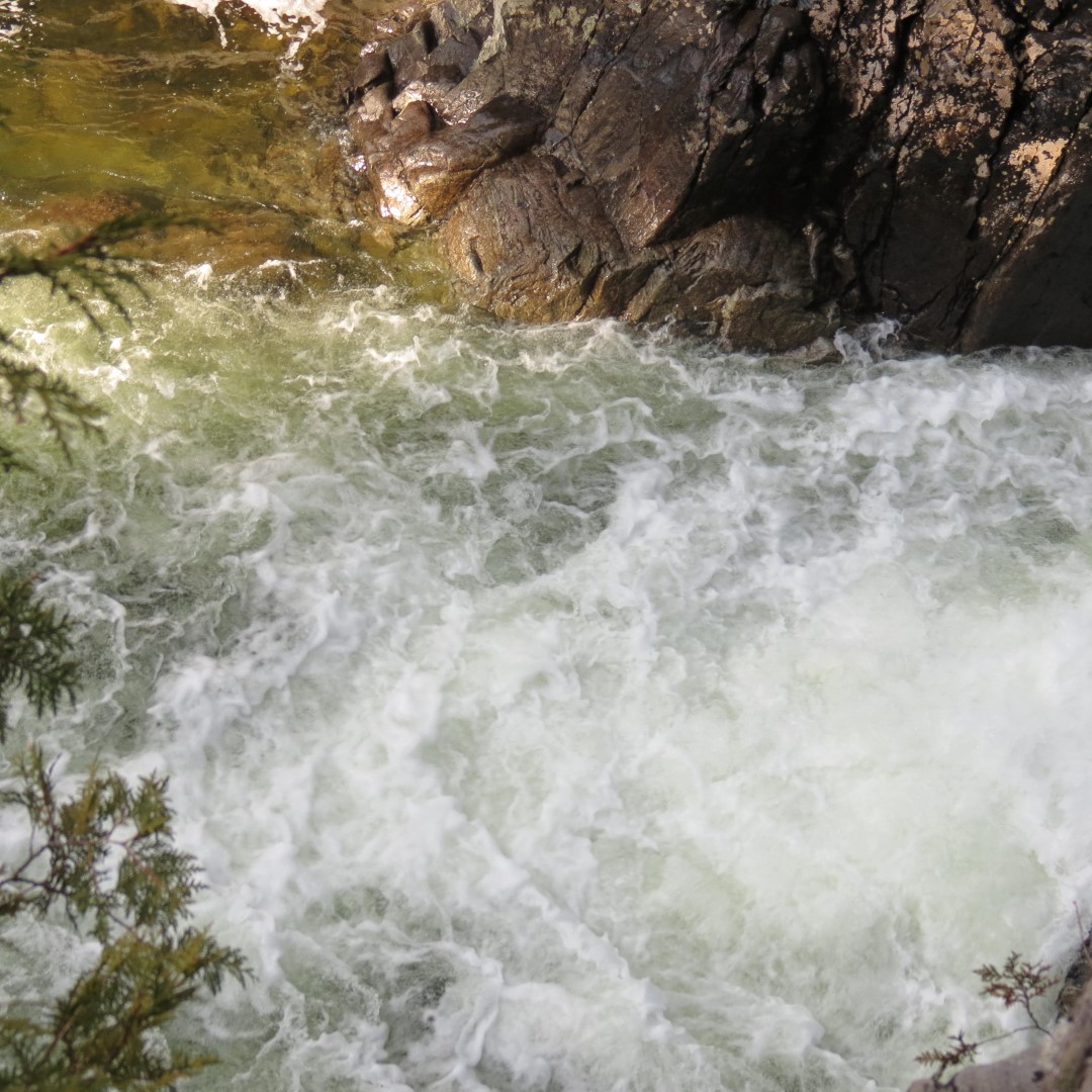 Split Rock Falls on Bouquet River south of Elizabethtown NY   2 of 11 (#6339)