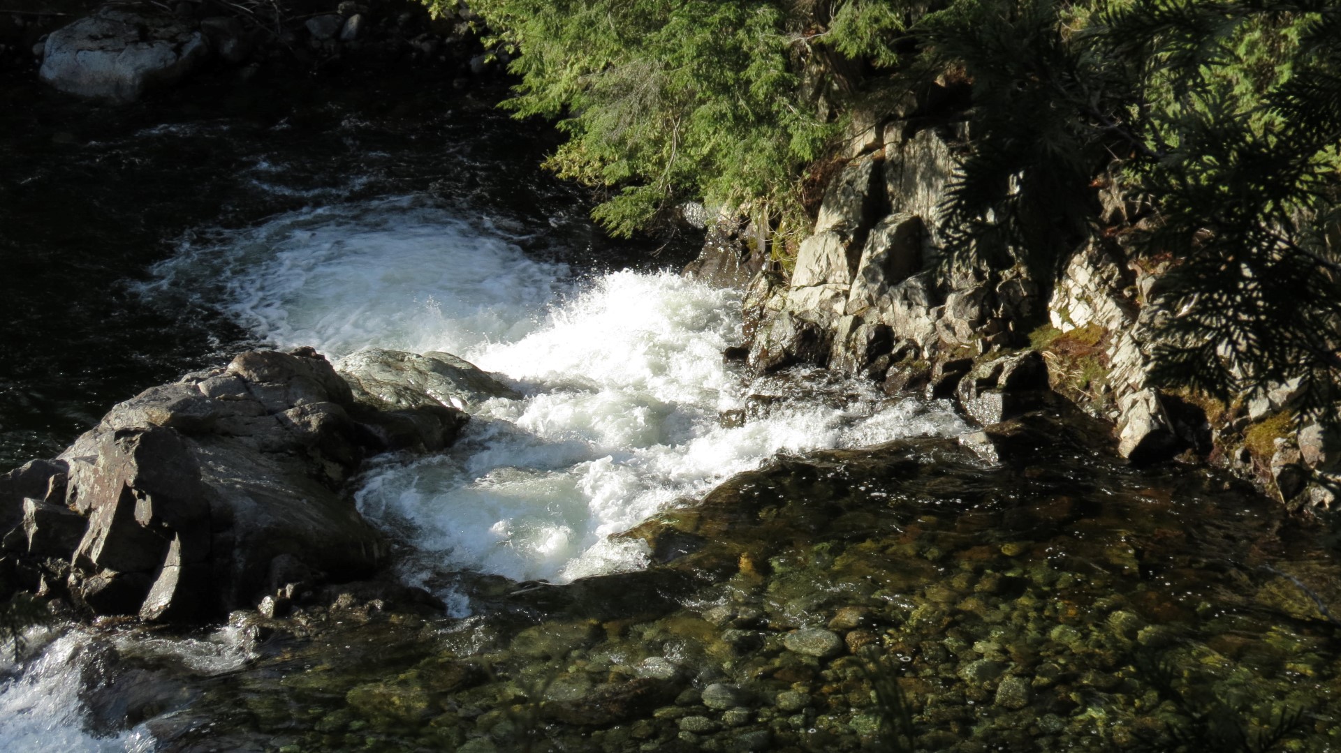Split Rock Falls on Bouquet River south of Elizabethtown NY   6 of 11 (#6344)