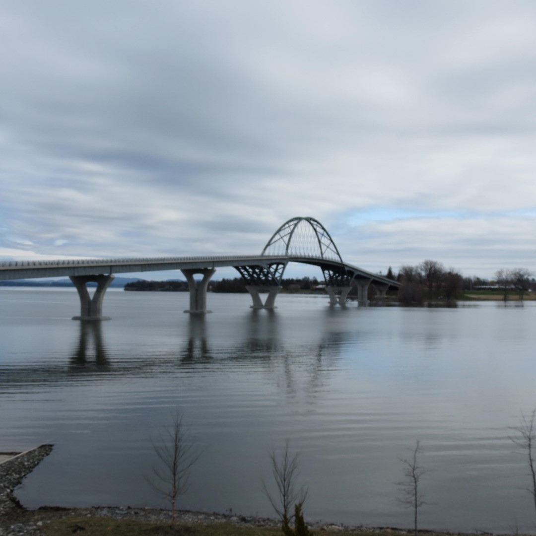 Bridge leading to Vermont at Crown Point NY  1 of 3 (#6373)