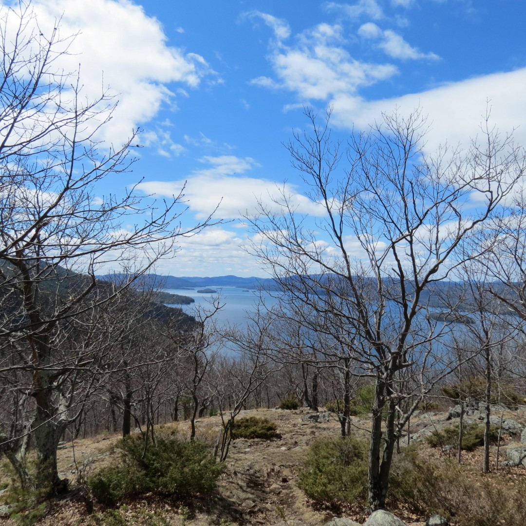 View from atop Lake George Shelving Rock NY  6 of 11 (#6401)