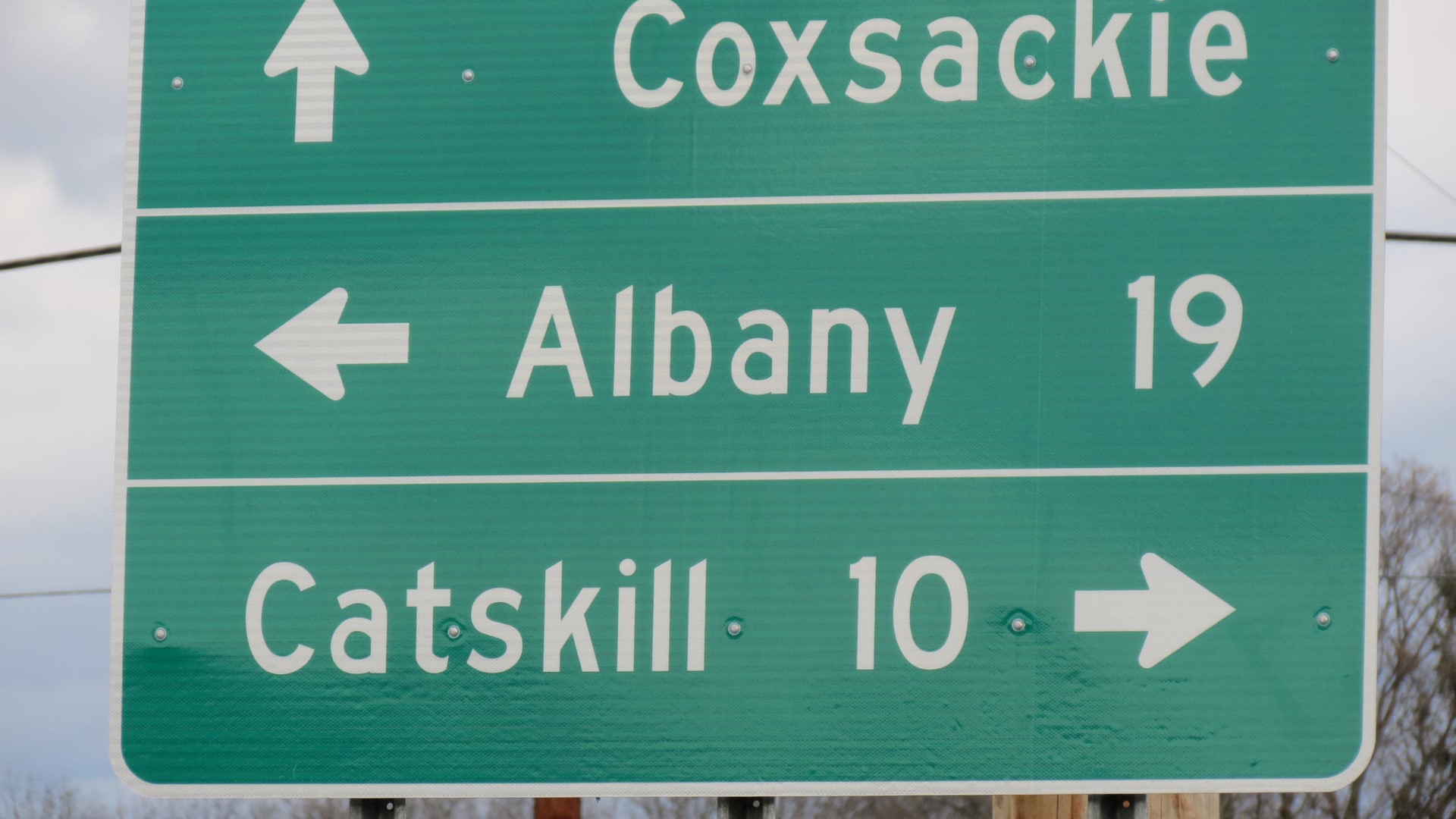 Sign in Coxsackie NY (showing the towns of my ancestors)   1 of 1 (#6533)