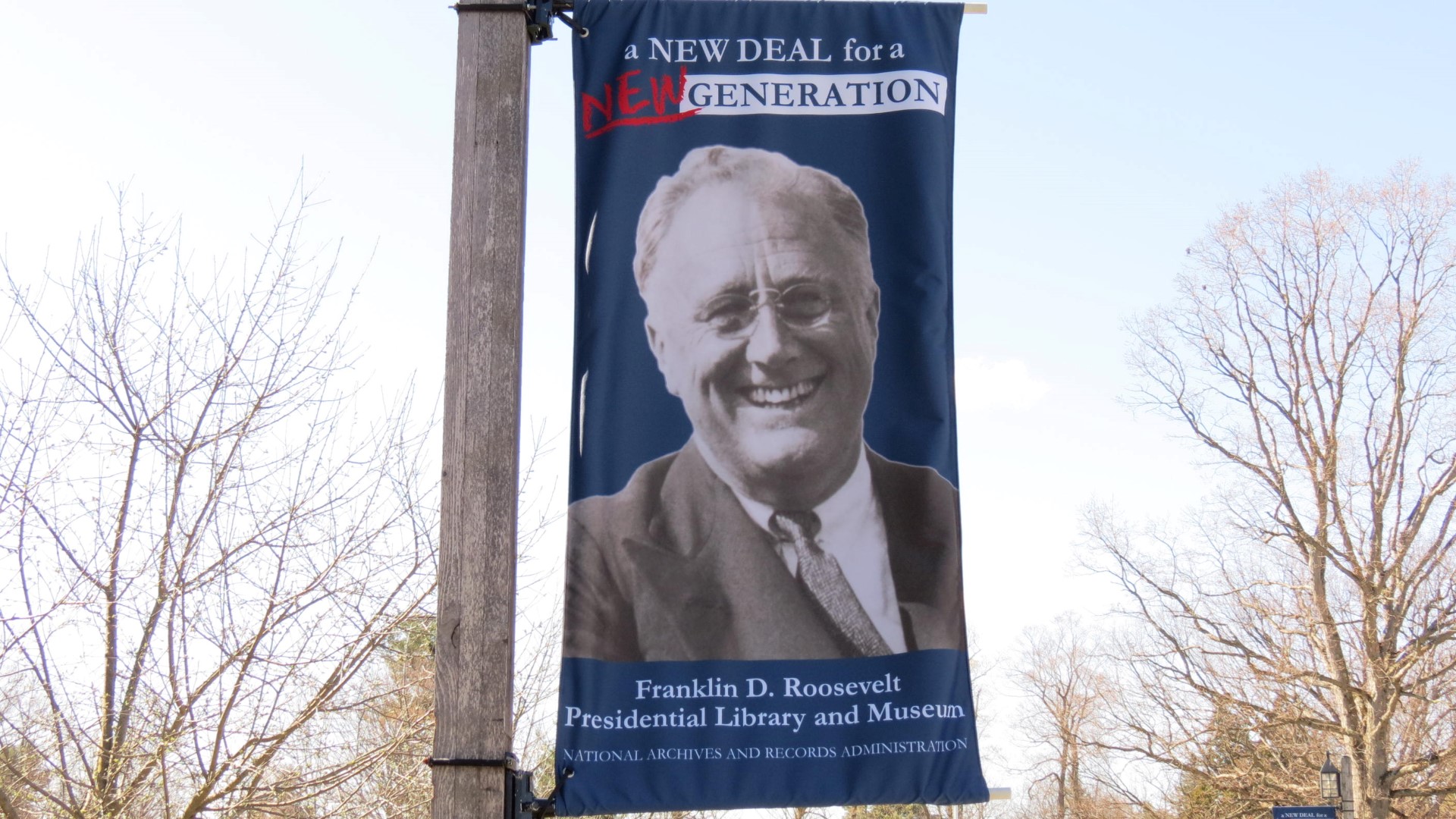 Signs at President Franklin Roosevelt Home in Hyde Park NY  2 of 3 (#6564)