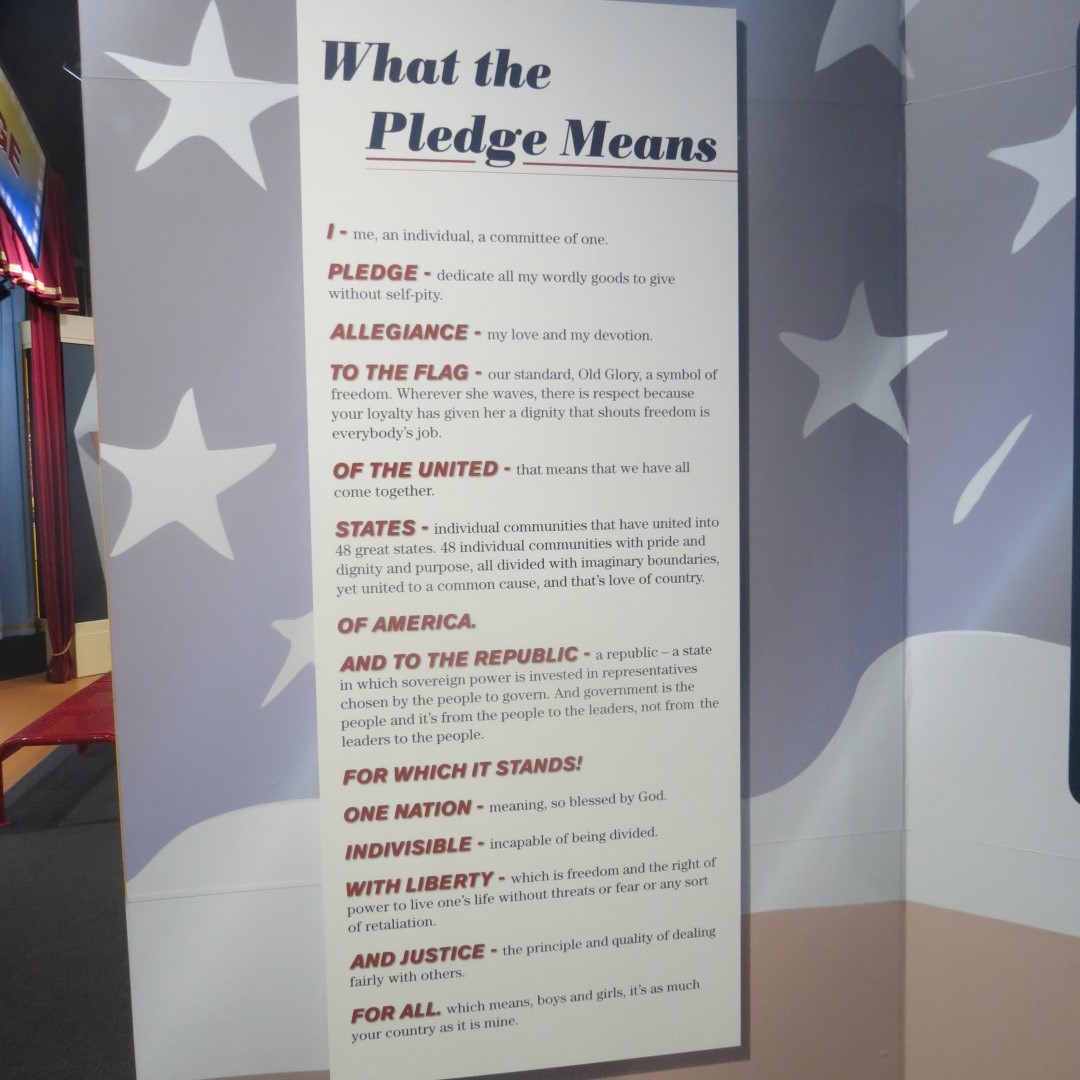 Red Skelton and His Famous Rendition of the Pledge of Allegiance  1 of 6 (#7822)