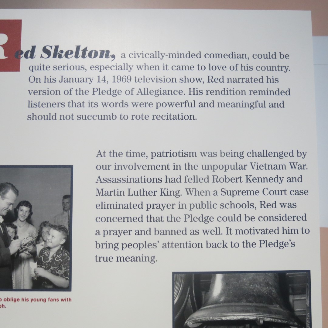 Red Skelton and His Famous Rendition of the Pledge of Allegiance  3 of 6 (#7823)