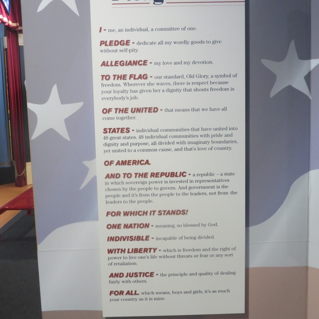 Red Skelton and His Famous Rendition of the Pledge of Allegiance  2 of 6 (#7826)