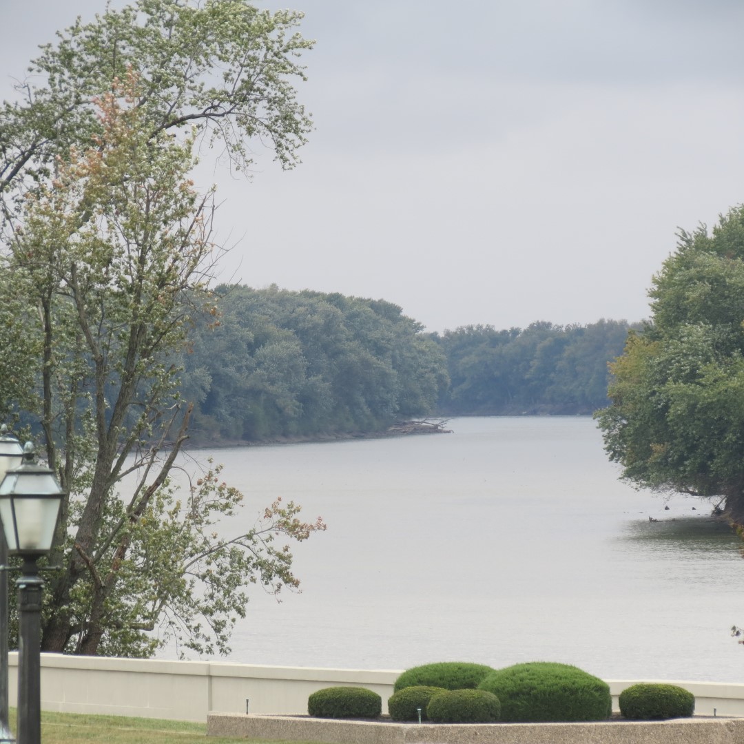 Bridge and Wabash River adjacent to George Rogers Clark National Memorial  7 of 11 (#7839)