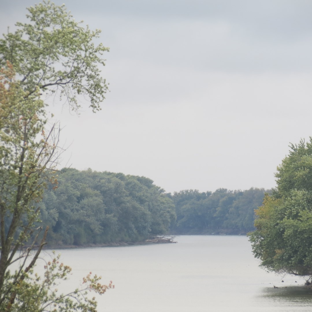 Bridge and Wabash River adjacent to George Rogers Clark National Memorial  8 of 11 (#7840)