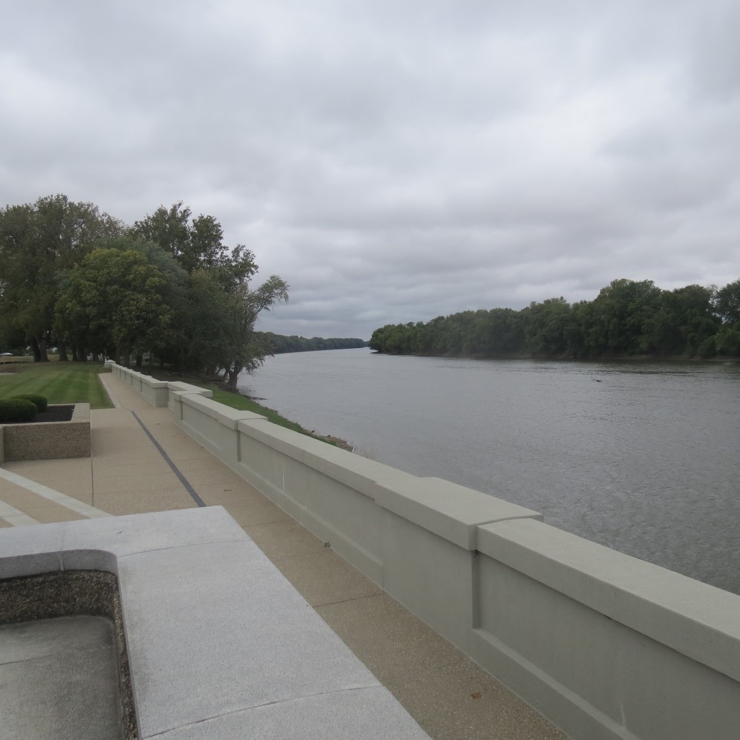 Bridge and Wabash River adjacent to George Rogers Clark National Memorial 11 of 11 (#7853)
