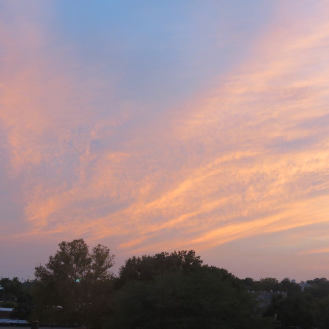 Sunset near Widener University in Chester PA, a suburb of Philadelphia  1 of 10 (#0164)