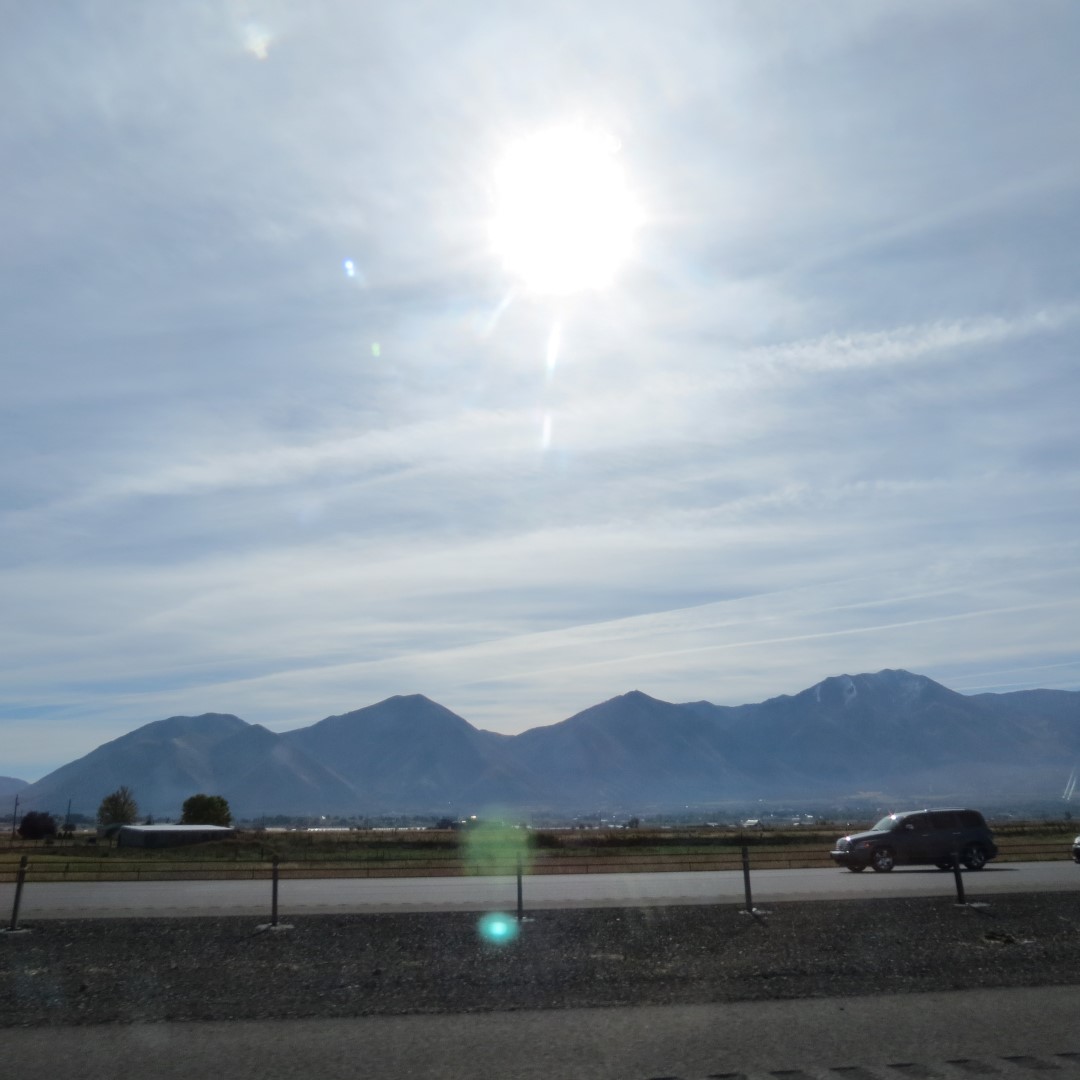 Driving on I-15 south of Salt Lake City UT  1 of 16 (#0188)