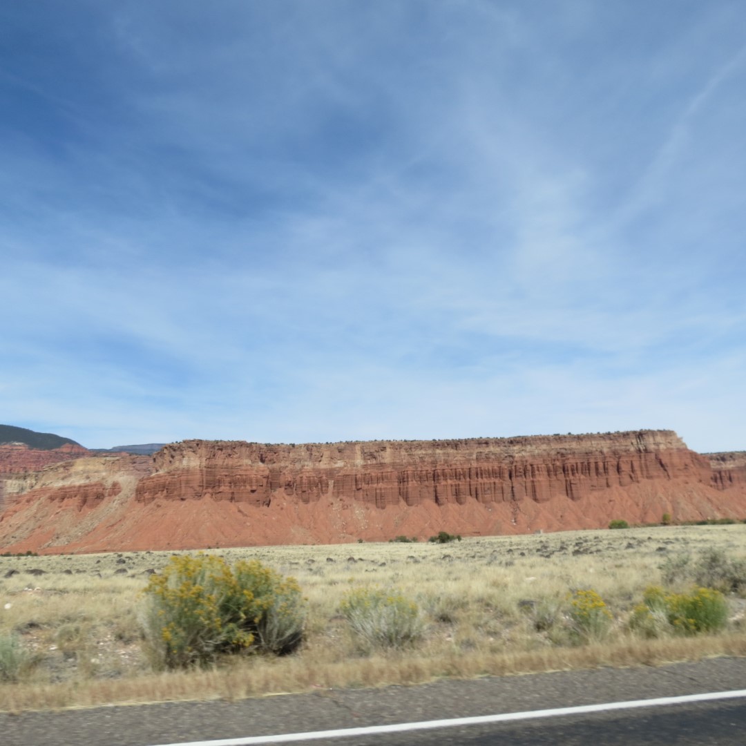 Driving on I-15 south of Salt Lake City UT 12 of 16 (#0208)