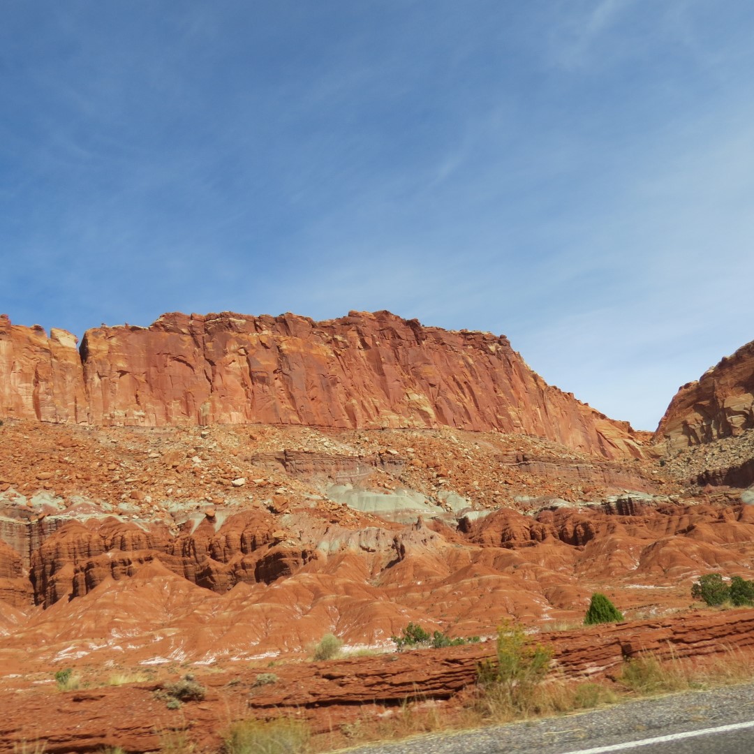 Entrance to Capitol Reef National Park in Utah  6 of  6 (#0219)