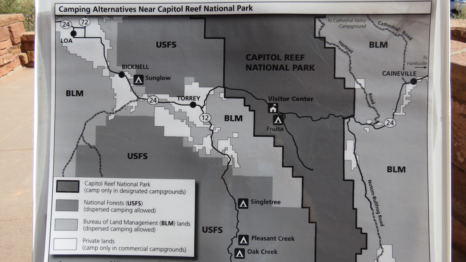 Visitor Center of Capitol Reef National Park in Utah  4 of  4 (#0224)