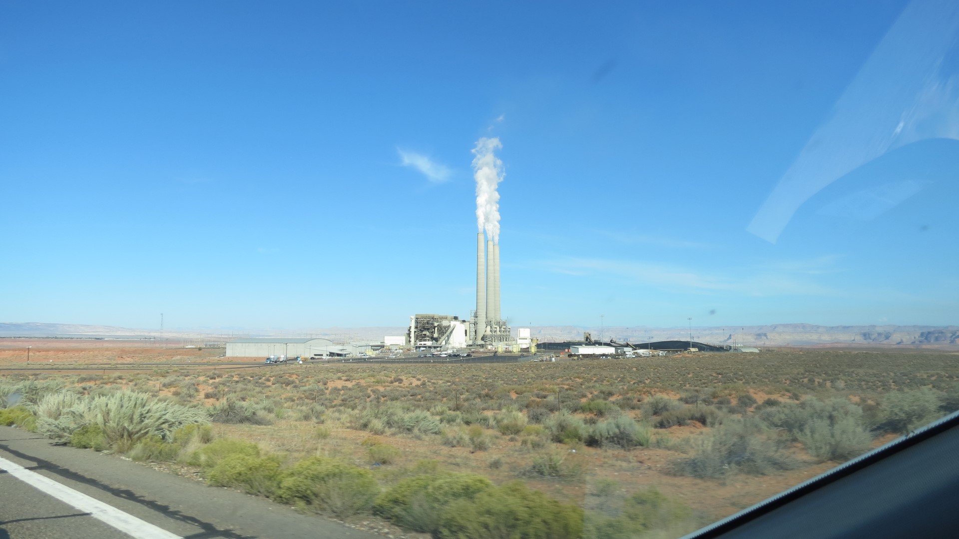 Navajo Power Plant east of Page AZ  1 of  2 (#0383)
