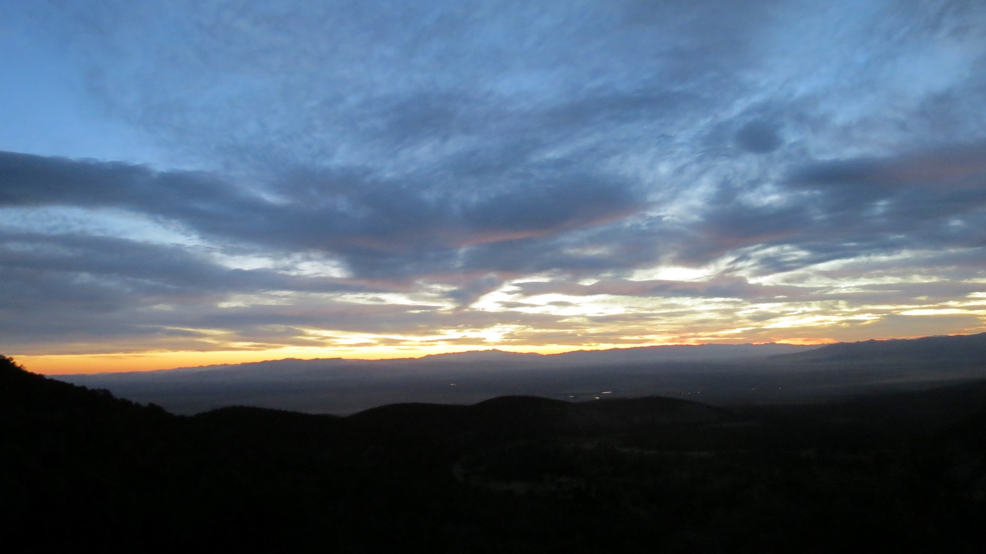 Sunrise looking east from Great Basin National Park in Nevada  5 of 55 (#0446)