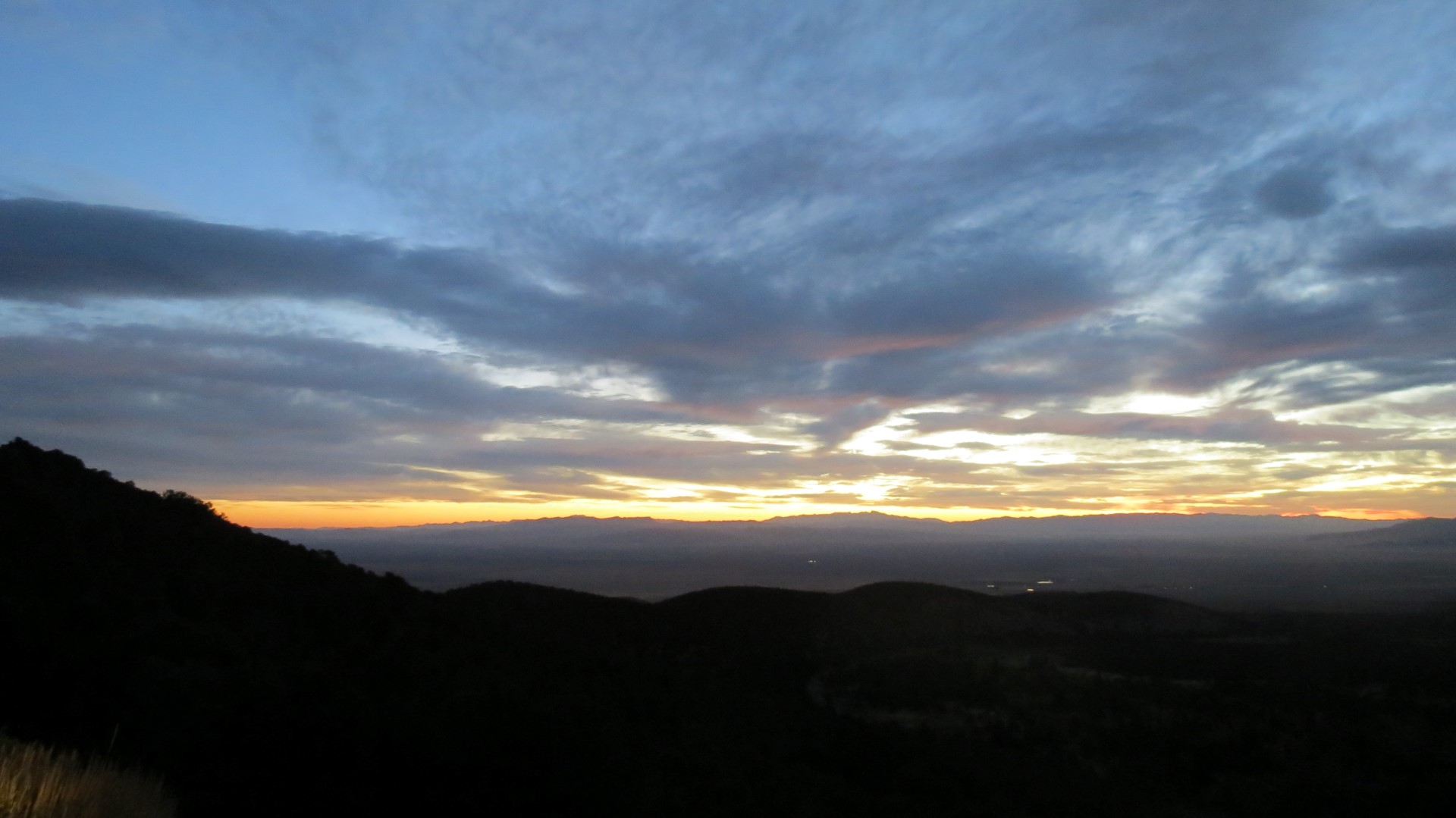 Sunrise looking east from Great Basin National Park in Nevada  7 of 55 (#0448)