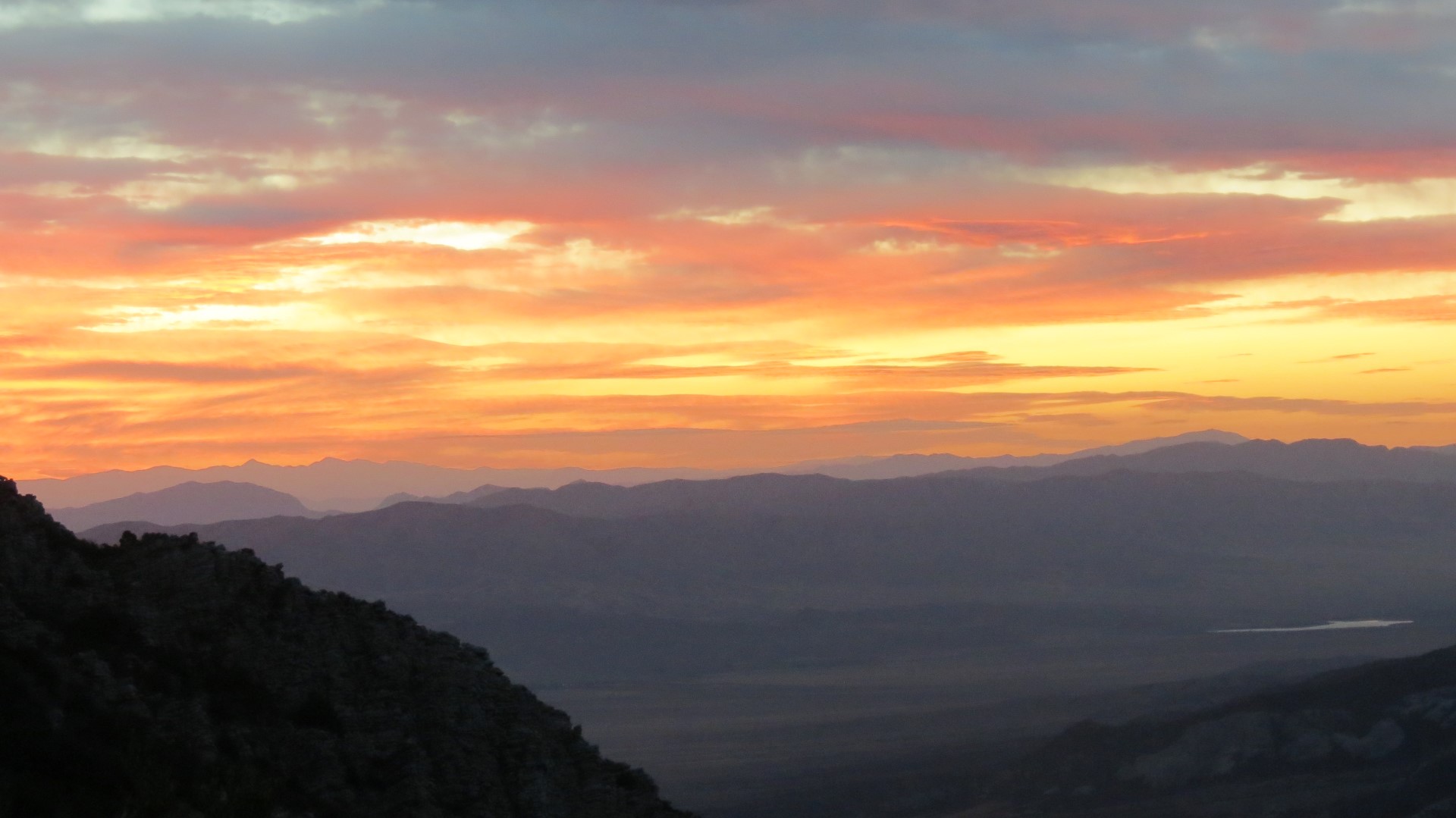 Sunrise looking east from Great Basin National Park in Nevada 14 of 55 (#0457)