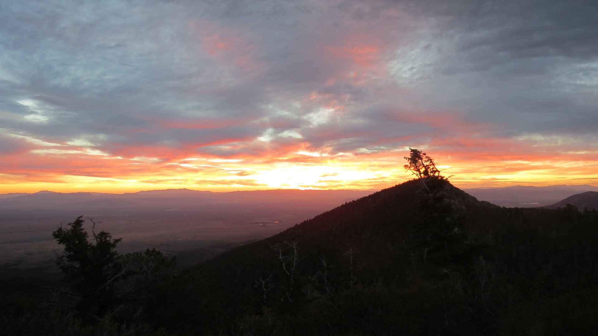 Sunrise looking east from Great Basin National Park in Nevada 15 of 55 (#0459)