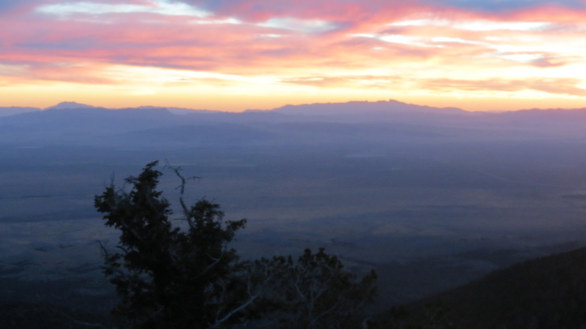 Sunrise looking east from Great Basin National Park in Nevada 16 of 55 (#0460)