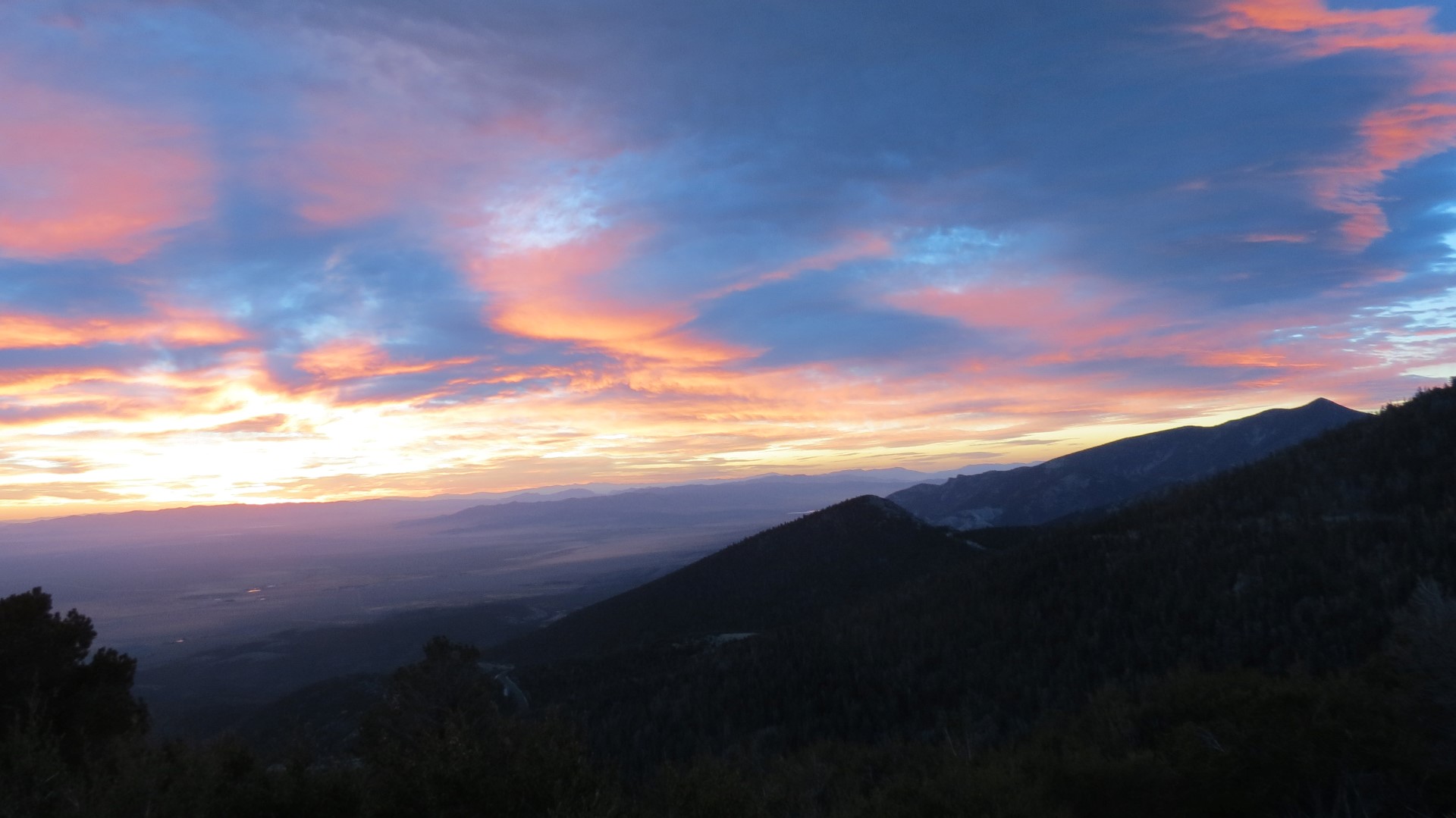 Sunrise looking east from Great Basin National Park in Nevada 18 of 55 (#0462)