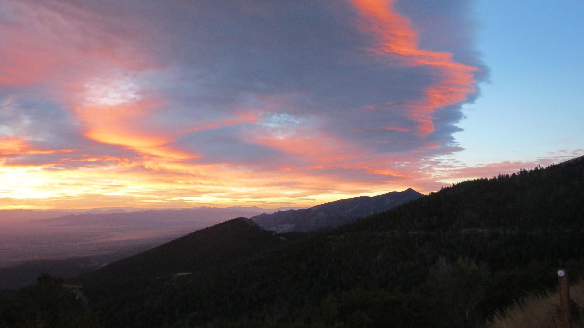 Sunrise looking east from Great Basin National Park in Nevada 19 of 55 (#0463)