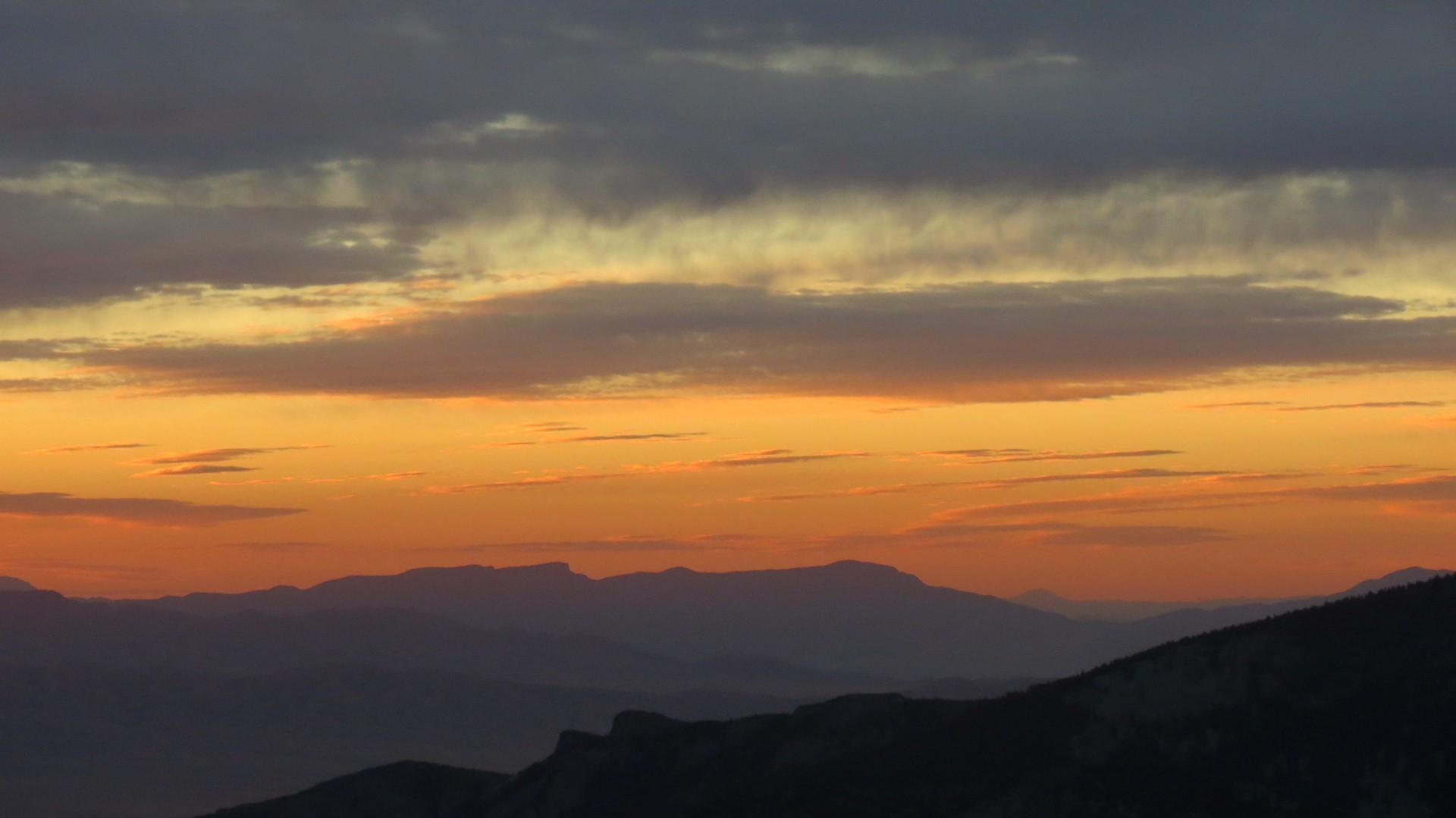 Sunrise looking east from Great Basin National Park in Nevada 26 of 55 (#0478)