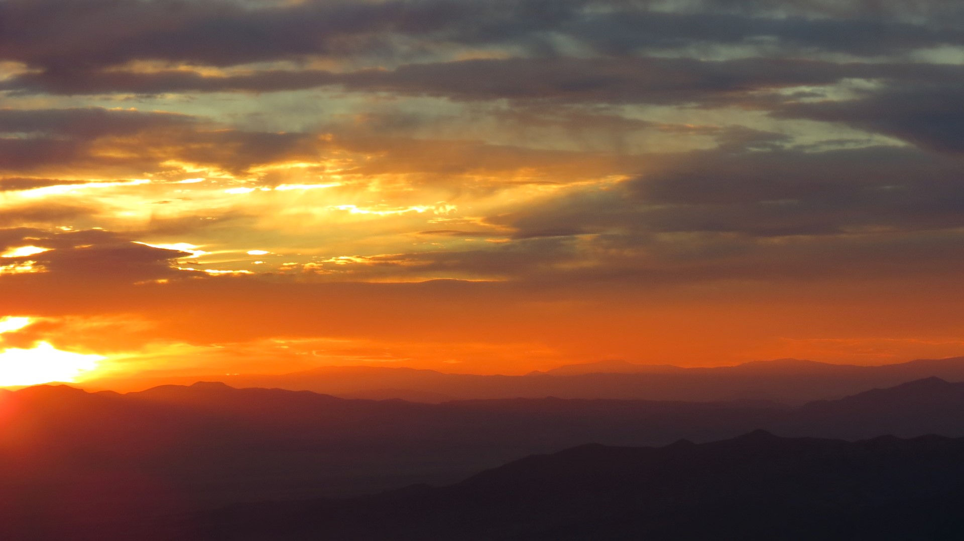 Sunrise looking east from Great Basin National Park in Nevada 27 of 55 (#0479)