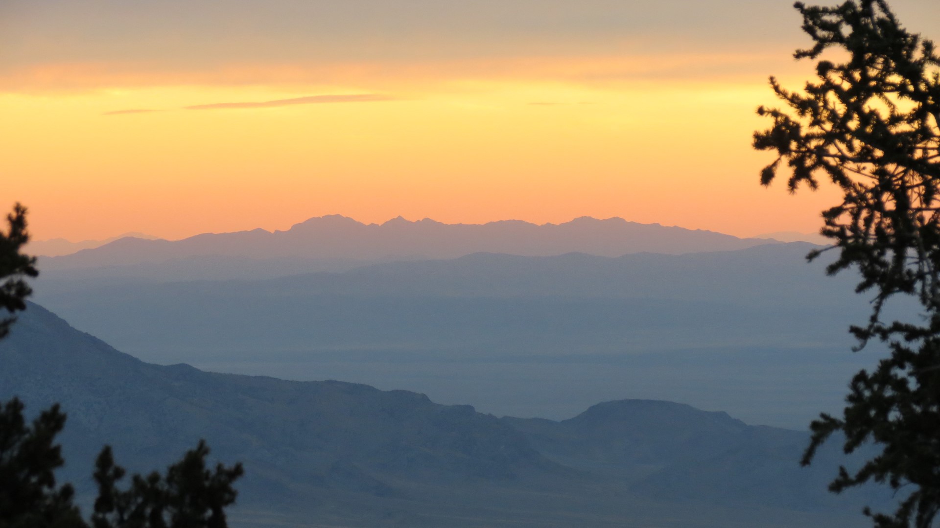 Sunrise looking east from Great Basin National Park in Nevada 30 of 55 (#0486)