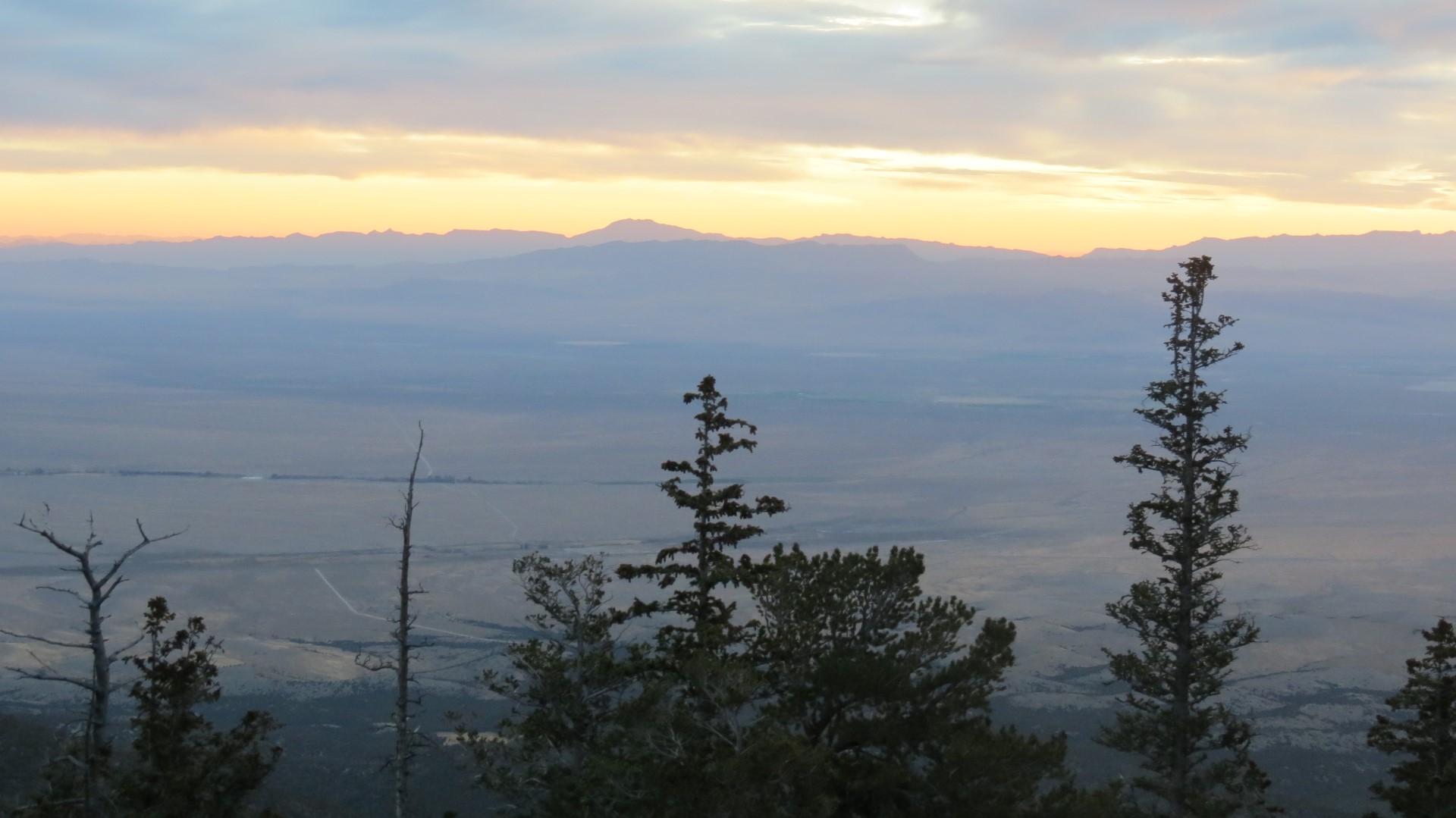 Sunrise looking east from Great Basin National Park in Nevada 35 of 55 (#0499)