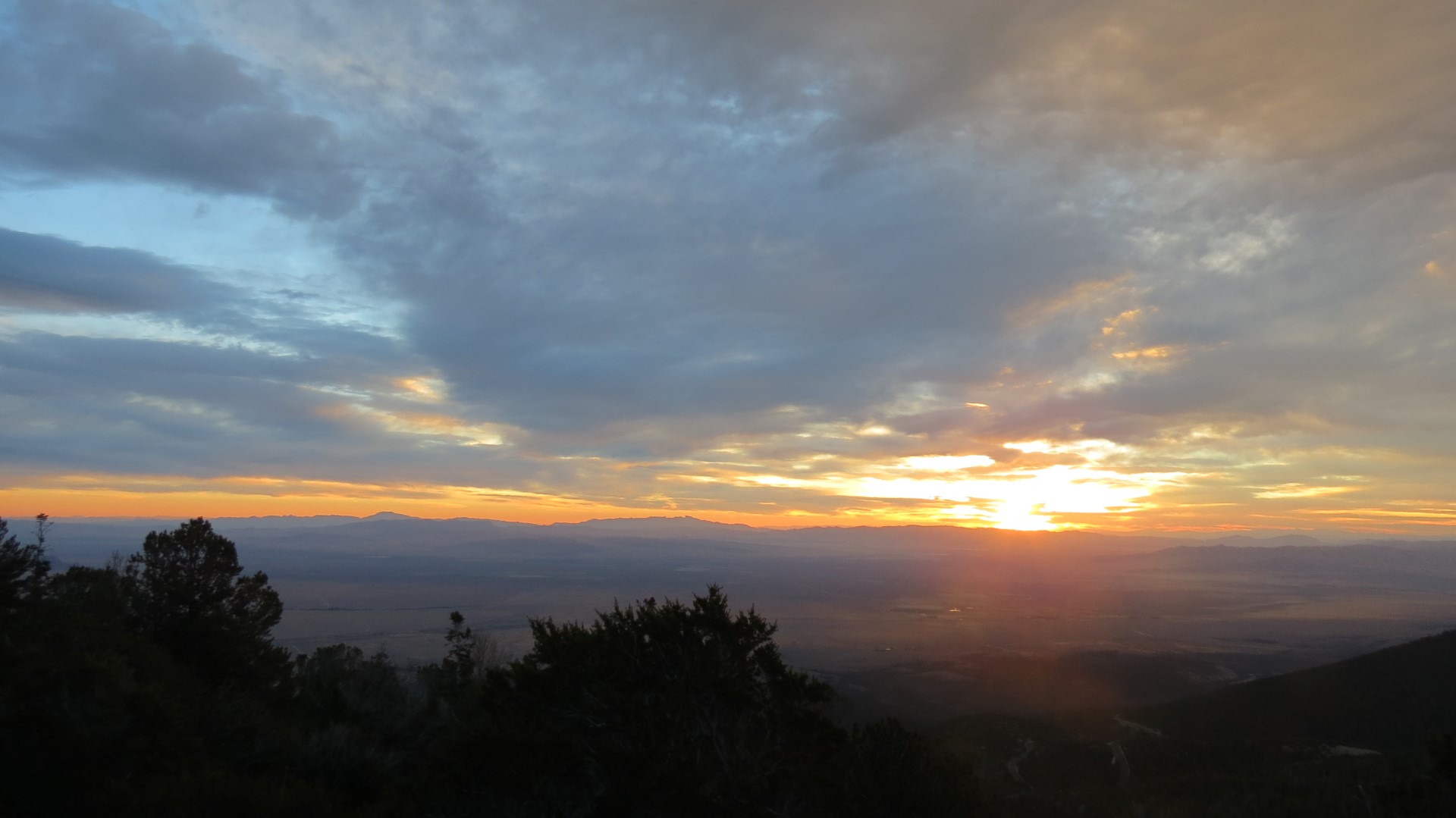 Sunrise looking east from Great Basin National Park in Nevada 38 of 55 (#0506)