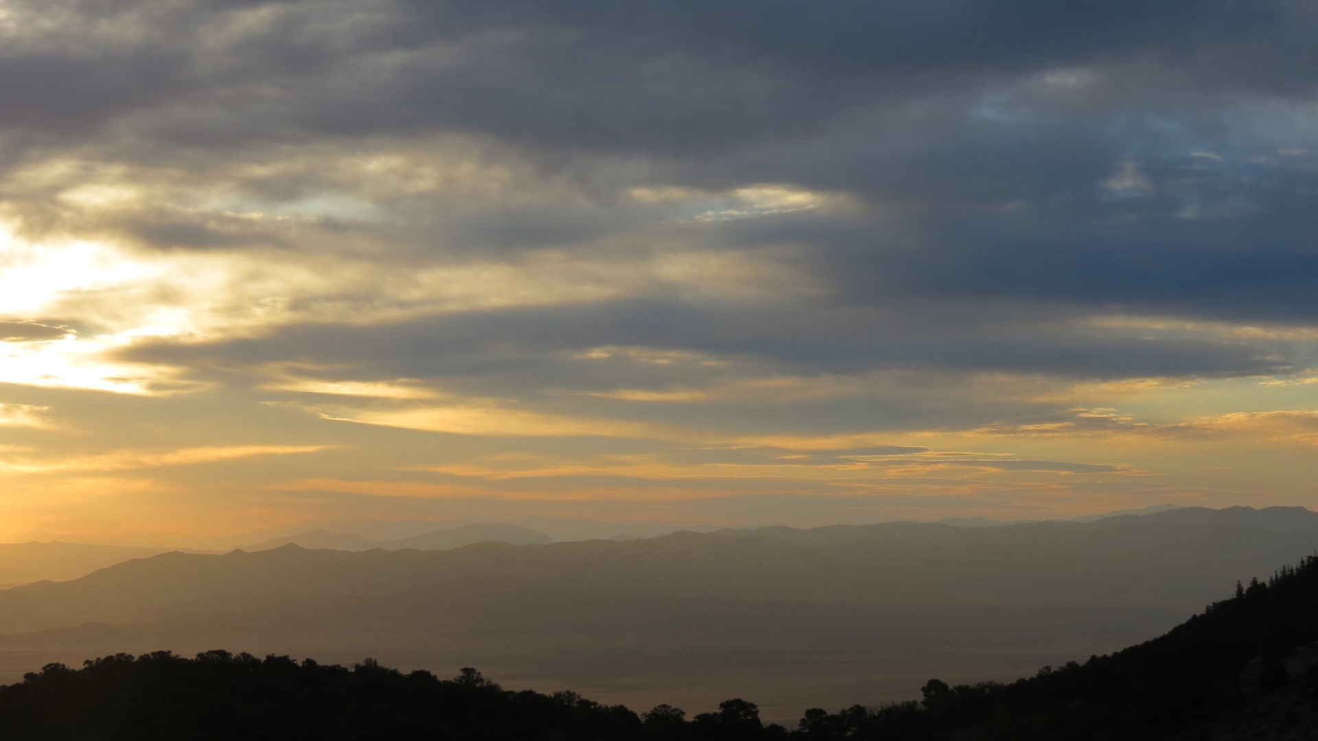 Sunrise looking east from Great Basin National Park in Nevada 50 of 55 (#0548)