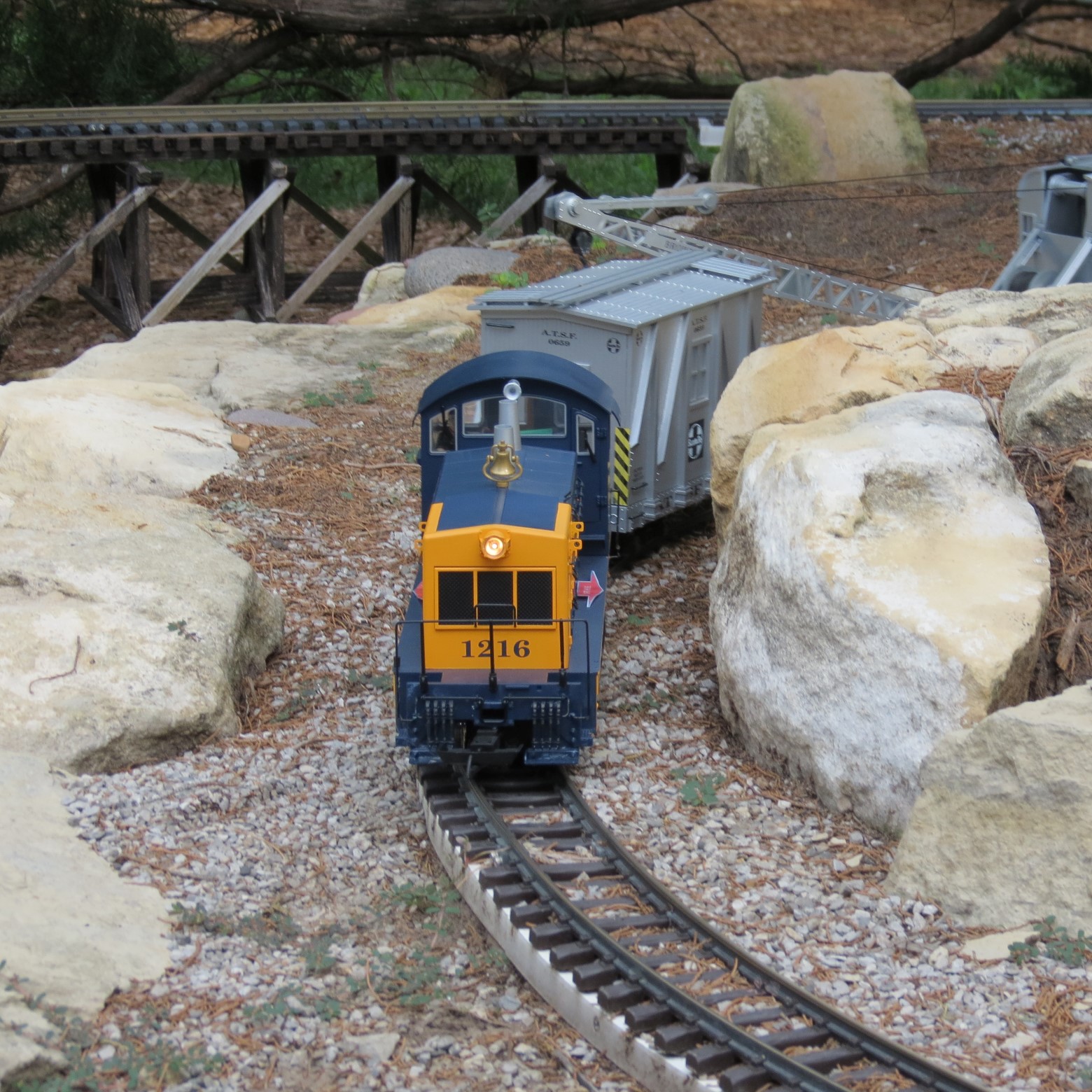 Train at Wichita Botanical Gardens  5 of 11 (#9732)