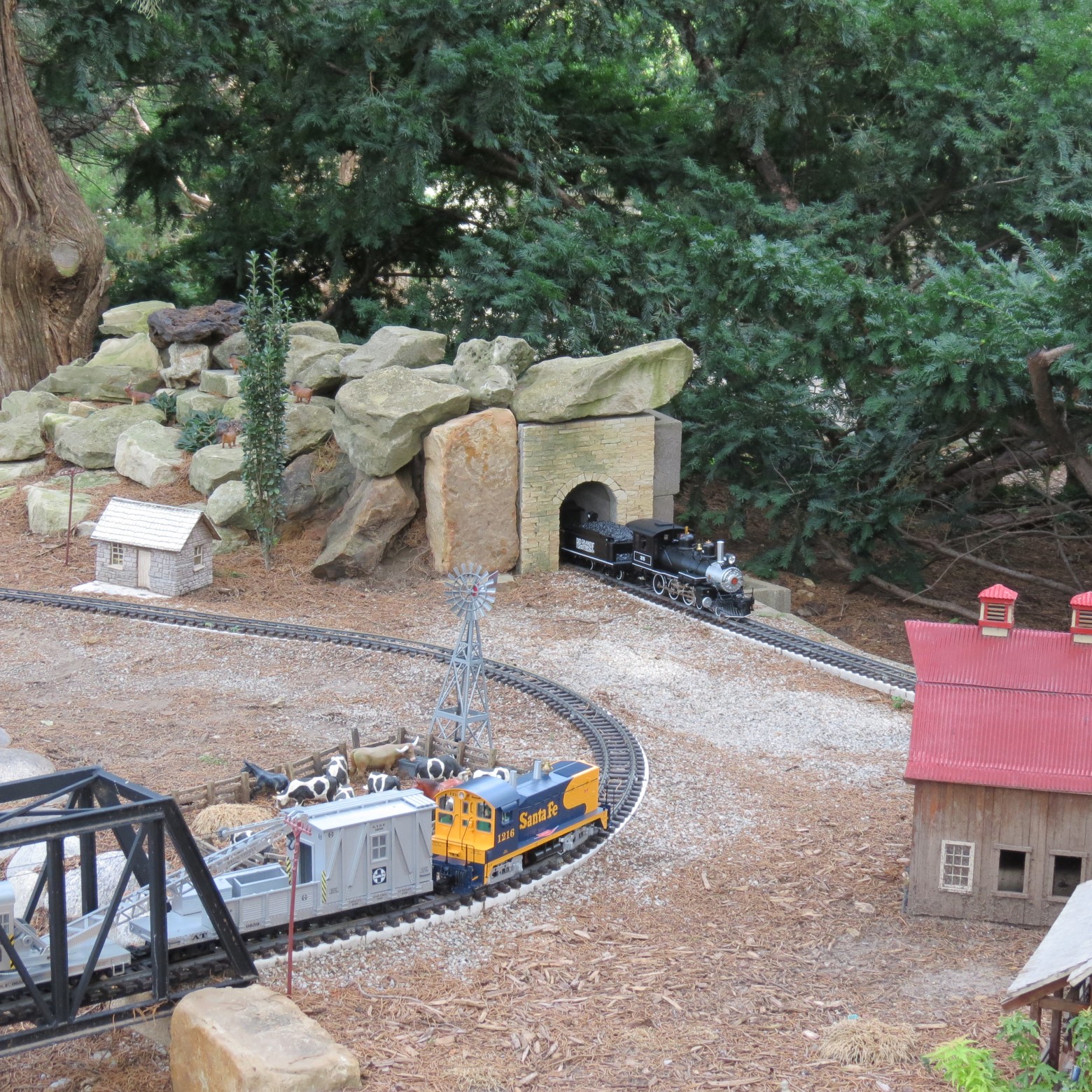 Train at Wichita Botanical Gardens  9 of 11 (#9736)