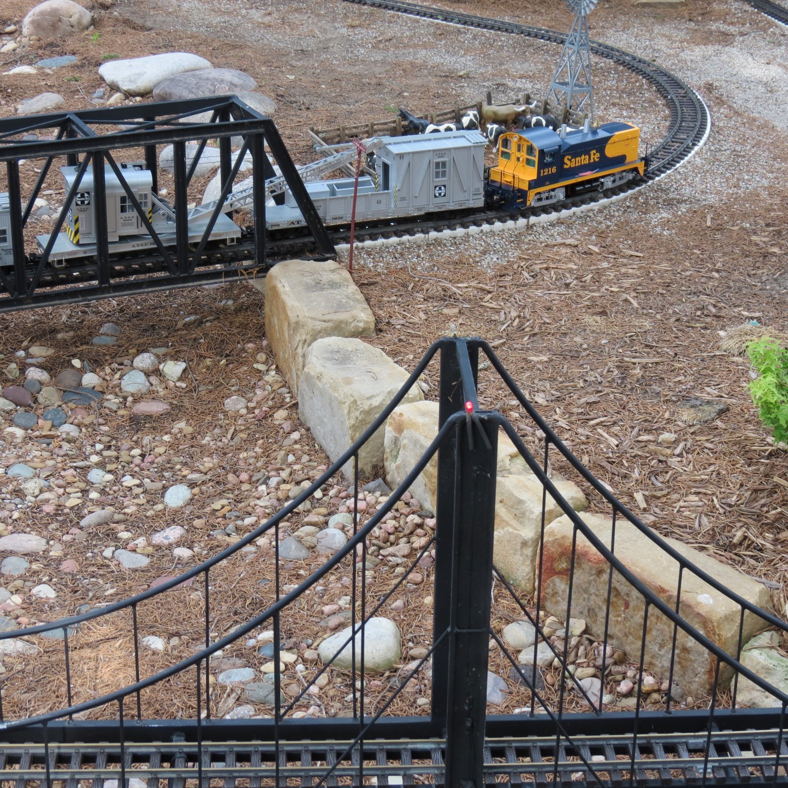 Train at Wichita Botanical Gardens 10 of 11 (#9737)