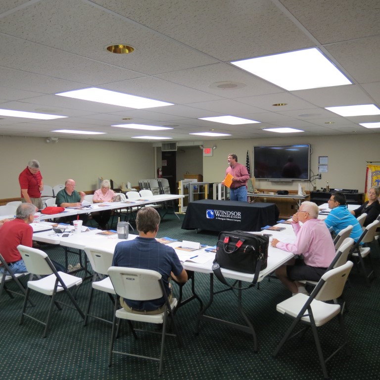 Haworth Wichita Club meeting in a lumber supply business  2 of  5 (#9765)