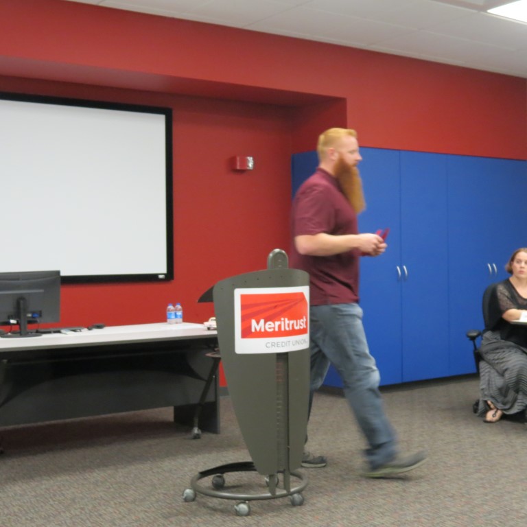 Trustmasters Club meeting at Meritrust Credit Union (August)  4 of  7 (#9822)