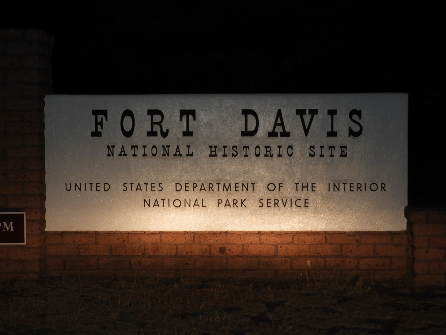 Ft. Davis National Historic Site (just before sunrise)  1 of  2 (#0343)