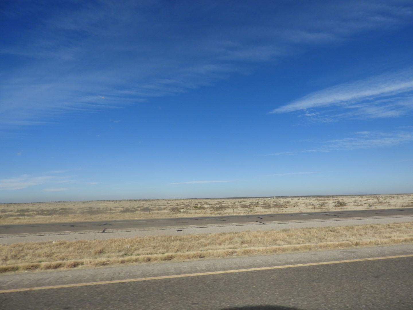 Highway Scenery South of UFO Museum in Roswell NM  2 of  4 (#0482)