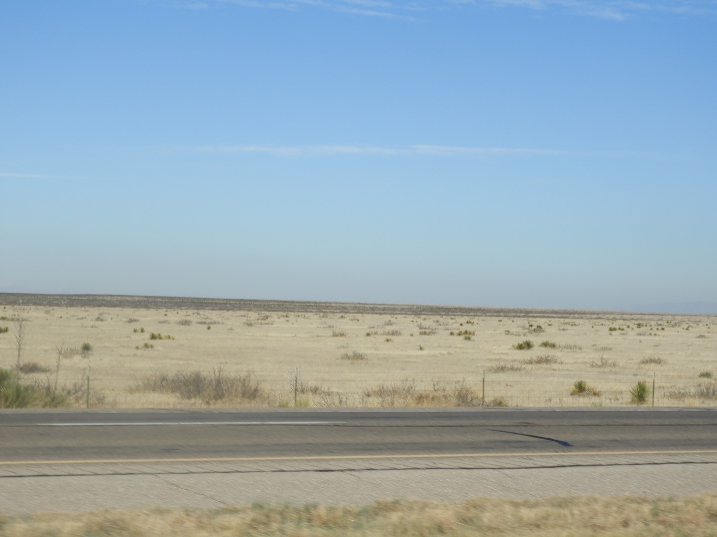 Highway Scenery South of UFO Museum in Roswell NM  4 of  4 (#0485)