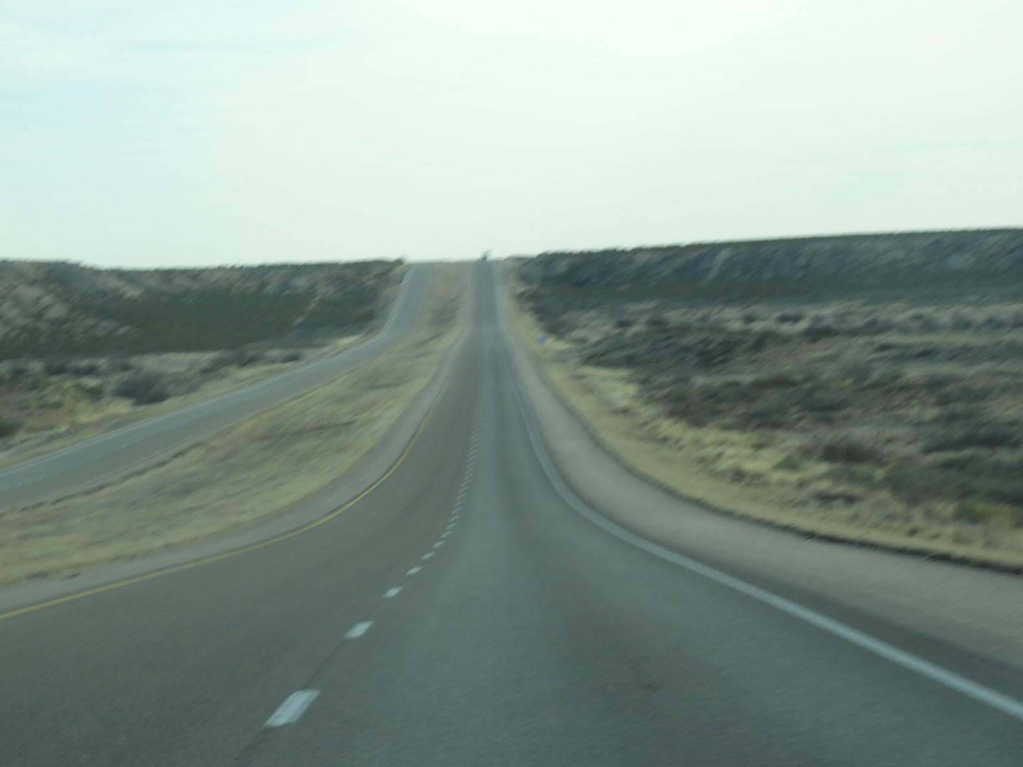 Highway Scenery Northeast of Highway Scenery South of UFO Museum in Roswell NM  2 of  4 (#0495)