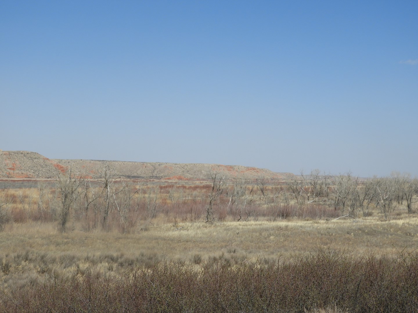 At Alibates Flint Quarries, dried up North end of Headquarters of Lake Meredith National Recreation Area in Fritch TX  2 of  2 (#0507)