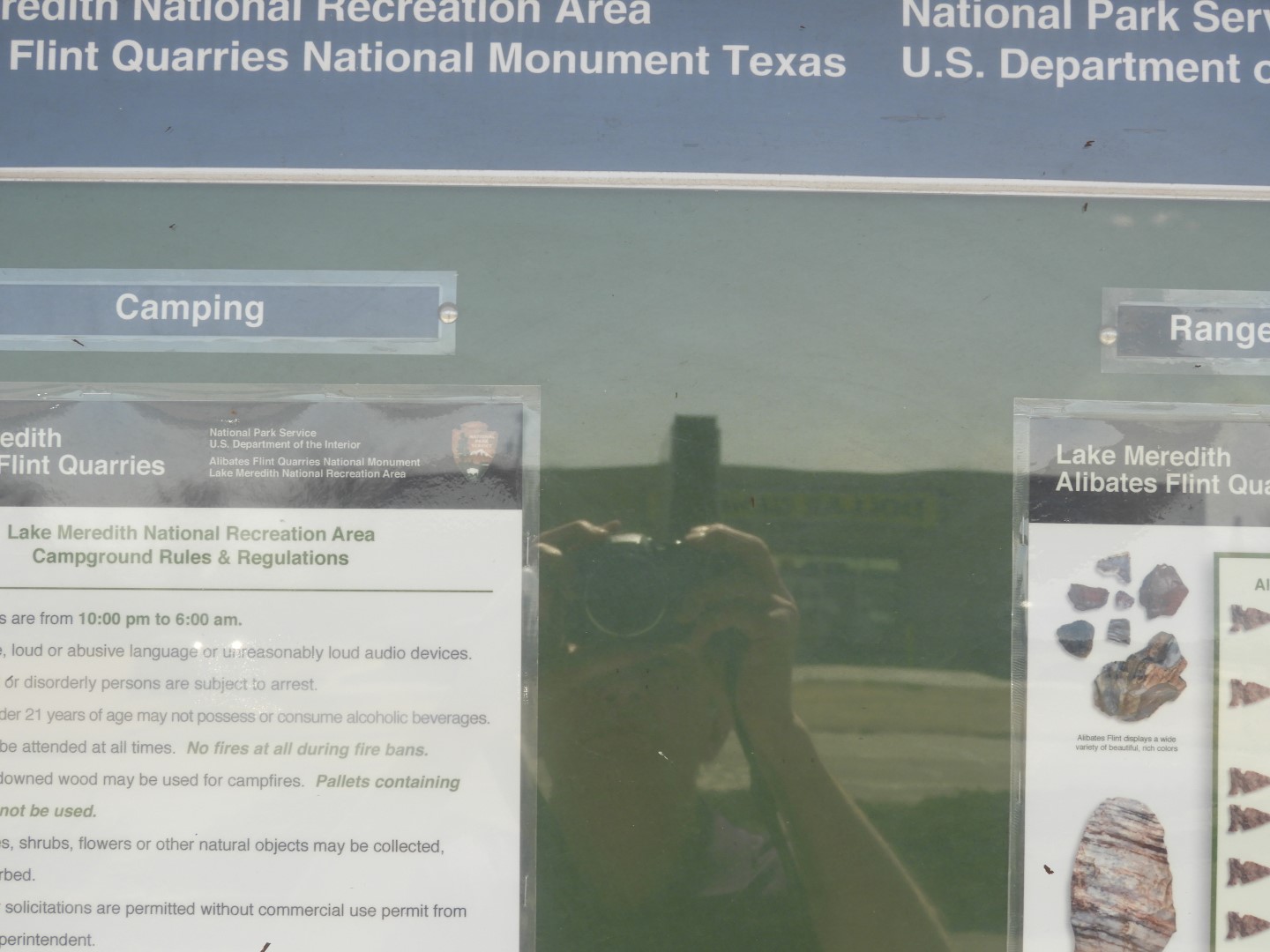 Headquarters of Lake Meredith National Recreation Area in Fritch TX  4 of  4 (#0513)