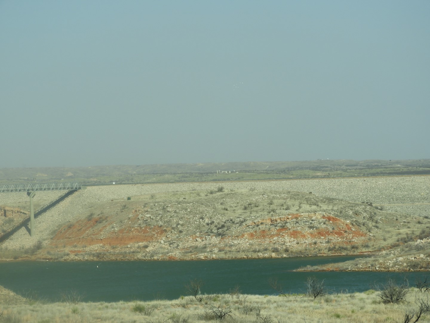 North end of Headquarters of Lake Meredith National Recreation Area in Fritch TX  3 of  7 (#0516)