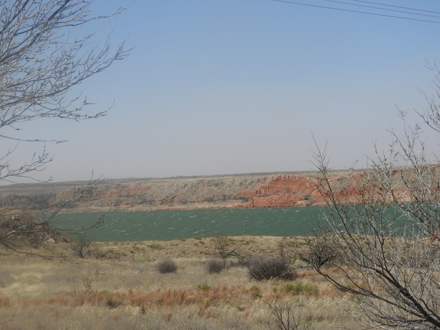 North end of Headquarters of Lake Meredith National Recreation Area in Fritch TX  5 of  7 (#0518)