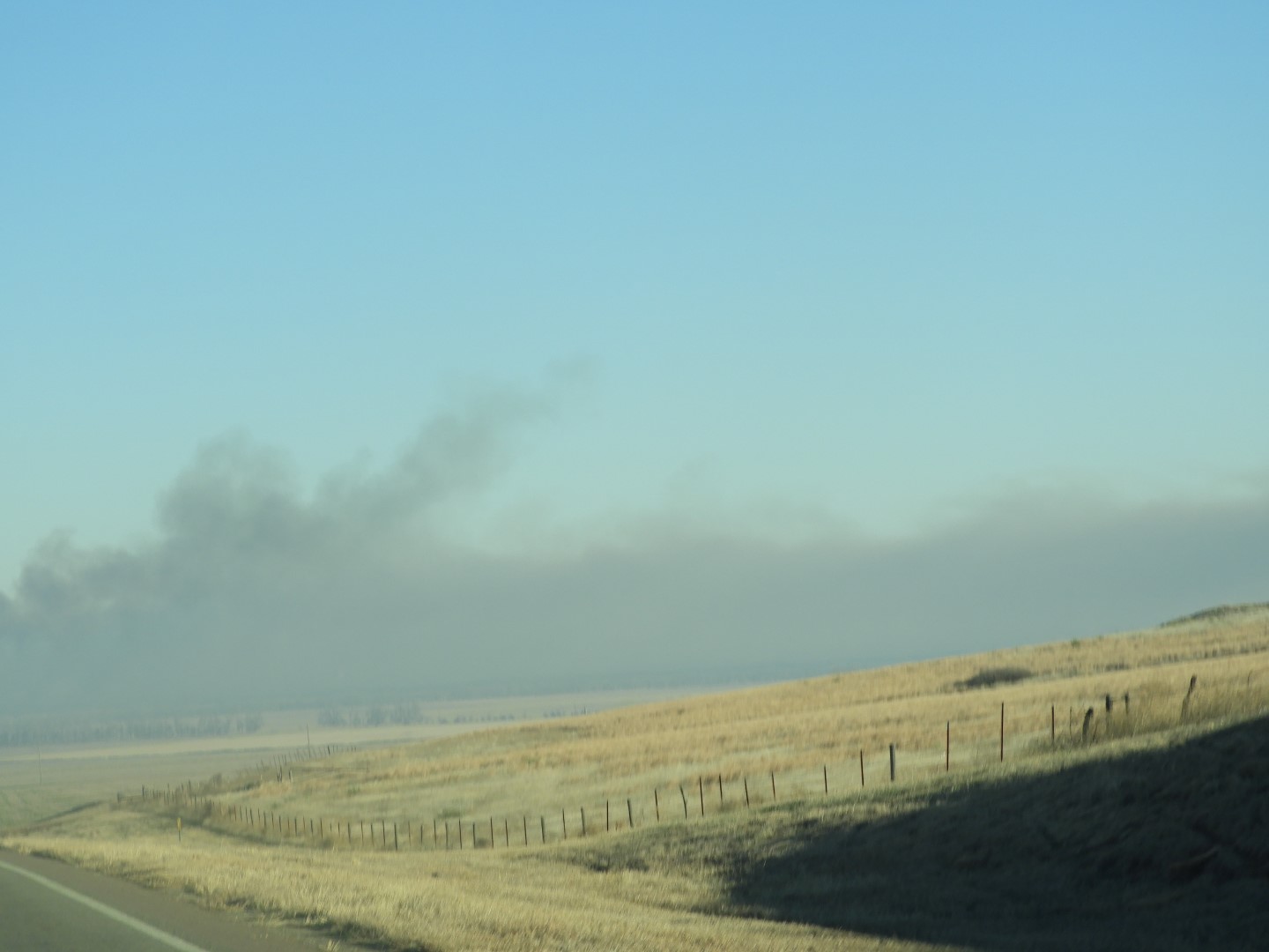 Field burning in the panhandles of Texas and Oklahoma  1 of  8 (#0525)